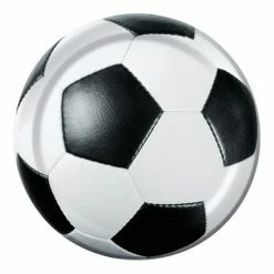 Balloon Agencies Soccer Plates - Snack 18cm Pk8