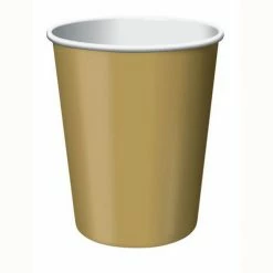 Not Specified Gold Paper Cups PK10