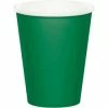 Balloon Agencies Emerald Green Paper Cups Pk8 Paper Cups - Plain