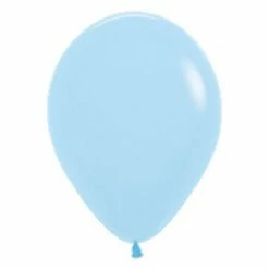 Party Planet Pale Blue | 5" Balloons | Pack | Flat Latex Balloons - 5" (12cm)