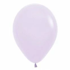 Party Planet Latex Balloons - 5" (12cm) Pastel Purple | 5" Balloons | Pack | Flat