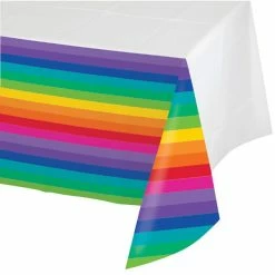 Balloon Agencies Rainbow Tablecover | Plastic Tablecovers
