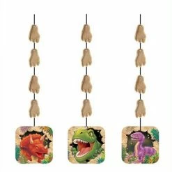 Balloon Agencies Dinosaur Hanging Decorations Pk3