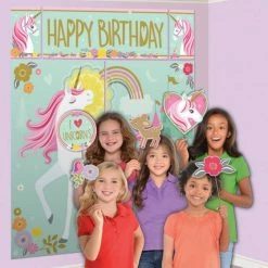 Balloon Agencies Unicorn Scene Setter With Photo Props