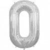 Not Specified Large Letter O Balloon - Silver