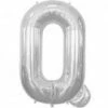 Not Specified Large Letter Q Balloon - Silver