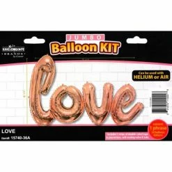 Not Specified Large Rose Gold Love Balloon