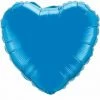 Not Specified Blue Heart Balloon Foil Heart Shape Balloons