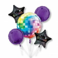 Balloon Agencies Balloon Bouquets Foil Sets Lets Boogie Large Balloon Bouquet
