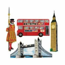 Balloon Agencies British Cutouts 4pcs