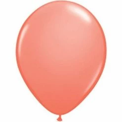 Party Planet Latex Balloons - 5" (12cm) Coral | 5" Balloons | Pack | Flat