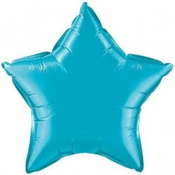 Not Specified Turquoise Star Balloon Foil Star Shape Balloons