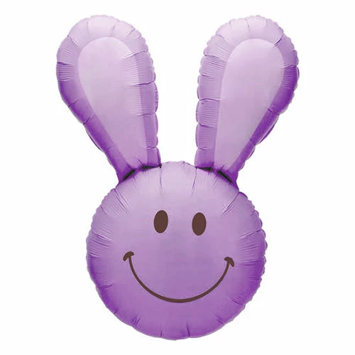 Not Specified Easter Balloon - Purple Rabbit Head Foil Send Balloons