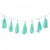 Five Star Mint Green Tassel Garland 3m Tassels
