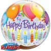 Not Specified Happy Birthday Bubble Balloon - Candles Send Balloons