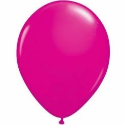 Party Planet Latex Balloons - 5" (12cm) Wildberry | 5" Balloons | Pack | Flat