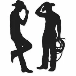 Balloon Agencies Cowboy Silhouettes 2pk