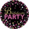 Balloon Agencies Bachelorette Night Round Plates 17cm 8pk Hens Night / Bridal Shower