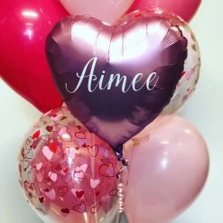 Not Specified Custom Love Heart Balloon - Bouquet