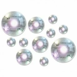 Balloon Agencies 70's Disco Disco Ball Cutouts 20pk