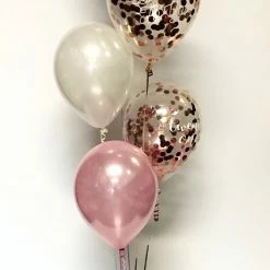 Not Specified Pink, Purple & Rose Gold Balloon Arrangement Balloon Floor Arrangements