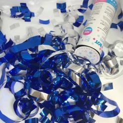 Party Planet Sparklers & Poppers Gender Reveal Confetti Single Popper - BOY