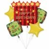 Balloon Agencies Balloon Bouquets Foil Sets MineCraft/TNT Large Balloon Bouquet