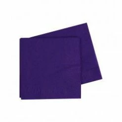 Five Star Purple Napkins | Cocktail Napkins | Premium Pk40