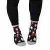 MDI Wine Print Socks - "Wine Time' On The Bottom Novelty Socks