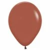 Party Planet Latex Balloons - 5" (12cm) Terracotta | 5" Balloons | Pack | Flat
