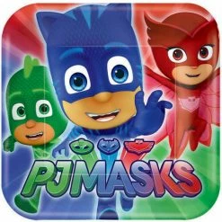 Balloon Agencies PJ Mask - Paper Plates Pk16 Plates - Printed