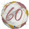 Not Specified Send Balloons 60th Balloon Pink & Gold
