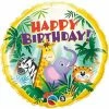 Not Specified Jungle / Safari Happy Birthday Balloon / Bouquet Send Balloons
