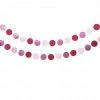 Five Star Garlands Circle Shape Garland - Pink Glitter & Pinks