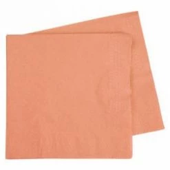 Five Star Catering Peach Napkins | Dinner Napkins | Premium Pk40