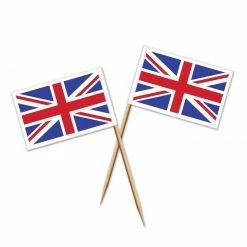 Balloon Agencies Union Jack Flag Picks Pk50