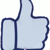 Not Specified Facebook Balloon - 'Like' Shape Foil