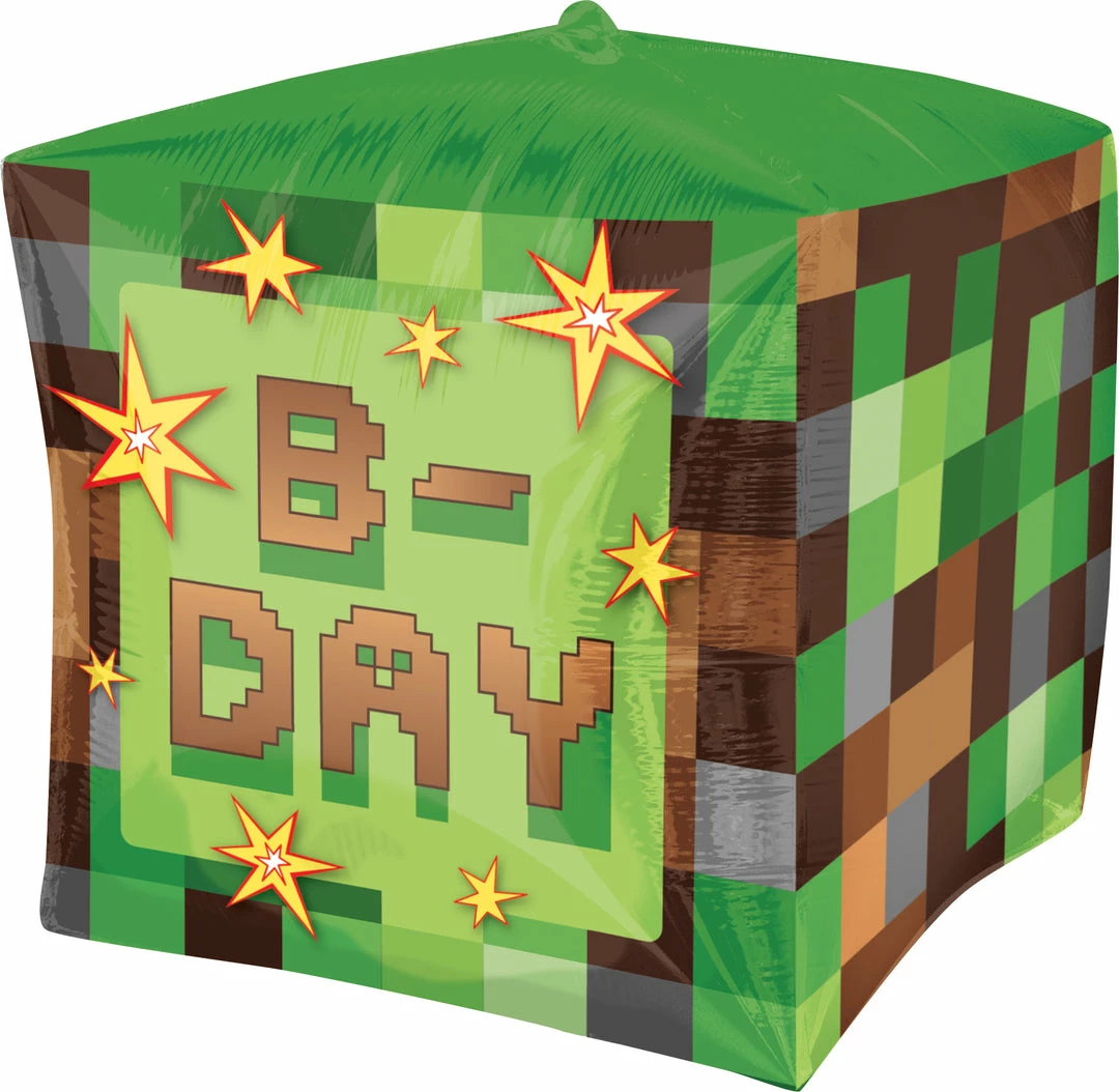 Not Specified Minecraft Balloon Cubez - Helium Filled Or Flat Send Balloons