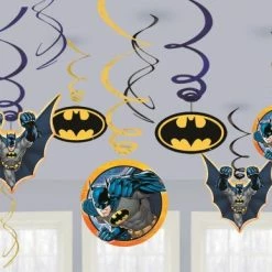 Balloon Agencies Batman Hanging Swirl Decorations