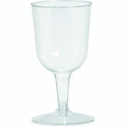 Five Star Wine Glasses Plastic Pk20 - 295ml Catering
