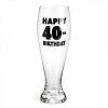 MDI 40th Birthday Beer Glass Glasses & Gifts