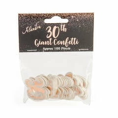 Not Specified Rose Gold Confetti |30th Birthday