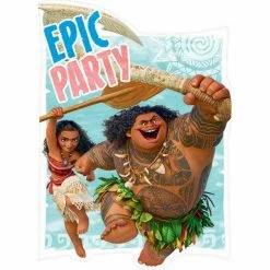 Balloon Agencies Moana Party Invitations
