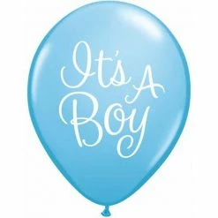 Not Specified Its A Boy Balloons Blue - Singles Or Packs - Helium Filled Or Flat A4281 Printed Balloons
