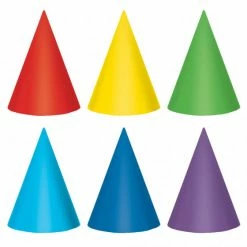 IGA Party Hats Prime Colours Pk12