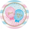 Balloon Agencies Gender Reveal Paper Plates Bow Or Bow Tie? Baby Gender Reveal