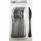 Alpen Cutlery Silver Knifes Plastic Pk16 Catering