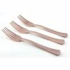 Not Specified Rose Gold Plastic Spoons Pk12