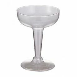 Meteor Clear Plastic Cocktail Glasses 100ml 12pk Plastic Cups, Wine & Champ.