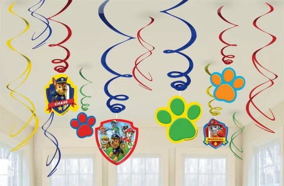 Balloon Agencies Paw Patrol Swirl Decorations